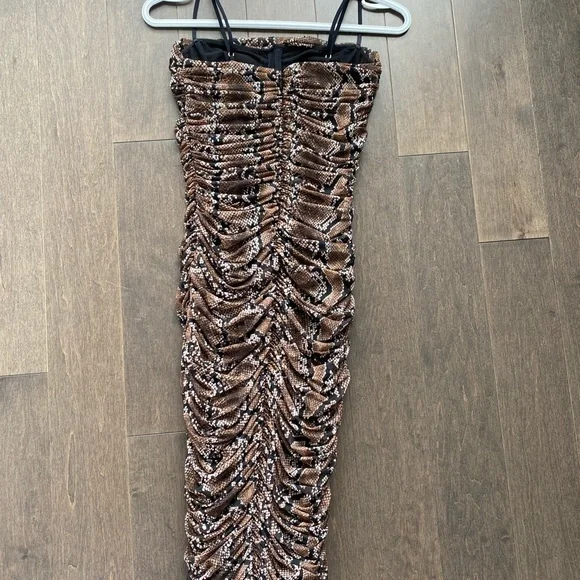 TEN by Babaton Luxor snakeskin print dress - Picture 4 of 8